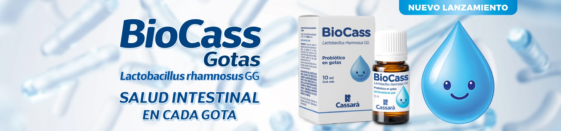 Biocass Gotas - Lactobacillus Rhamnosus GG - Laboratorio Pablo Cassará Biocass Gotas - Lactobacillus Rhamnosus GG - Laboratorio Pablo Cassará