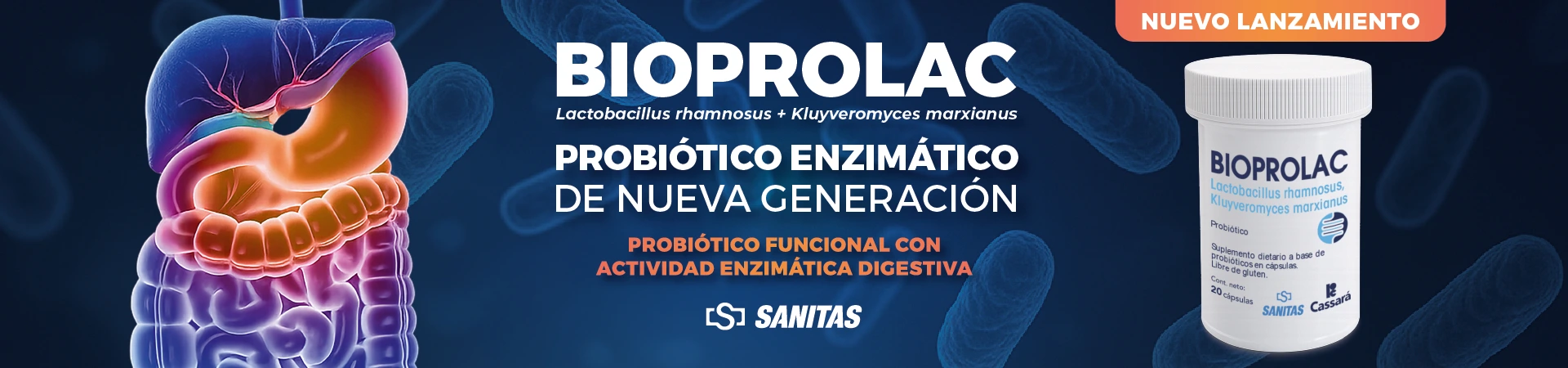 Bioprolac - Probiótico enzimático de nueva generación - Laboratorio Pablo Cassará Bioprolac - Probiótico enzimático de nueva generación - Laboratorio Pablo Cassará