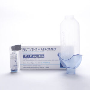 Flutivent + Aeromed 125/25 µg